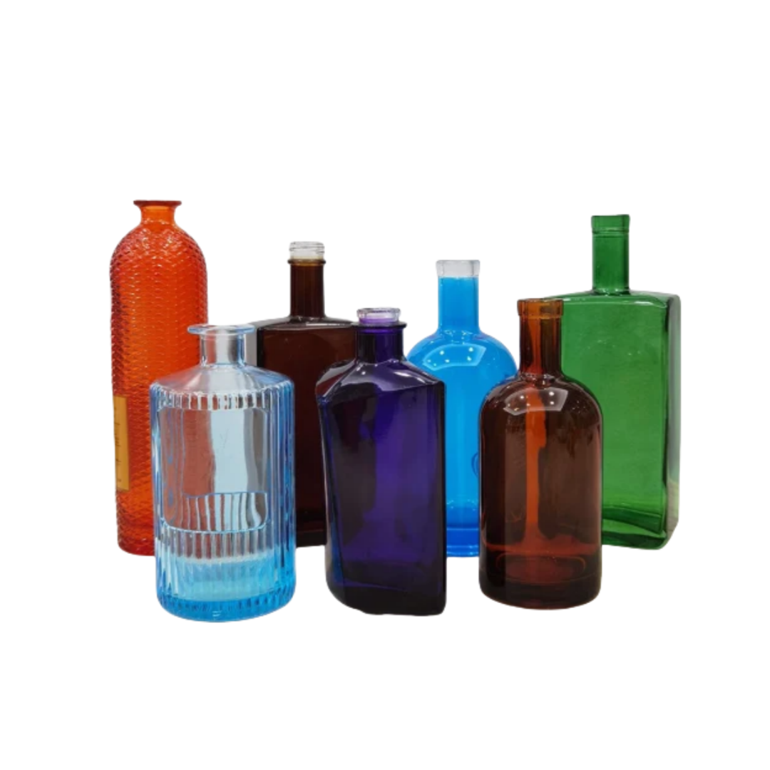 Farbgespritzte Glasflaschen | Farbige Glasflaschen