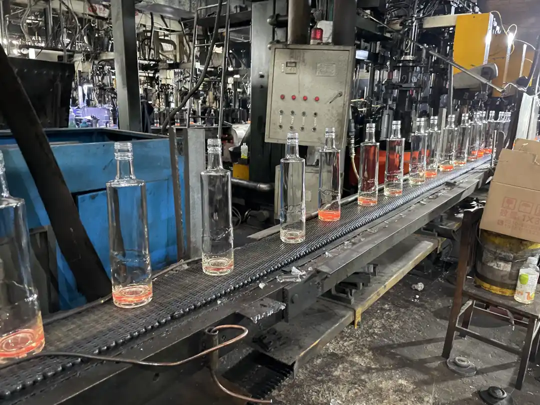 Whiskey Glasflasche
