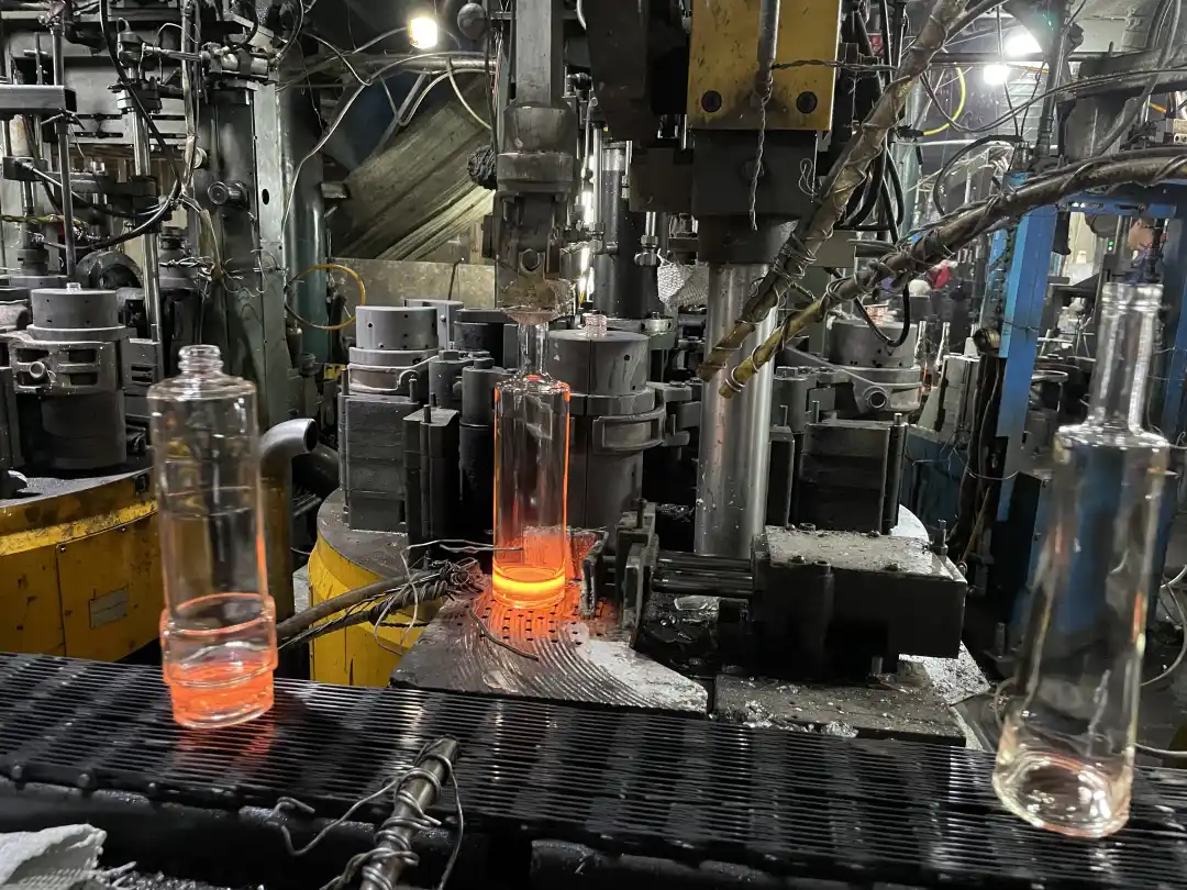 Whiskey Glasflasche